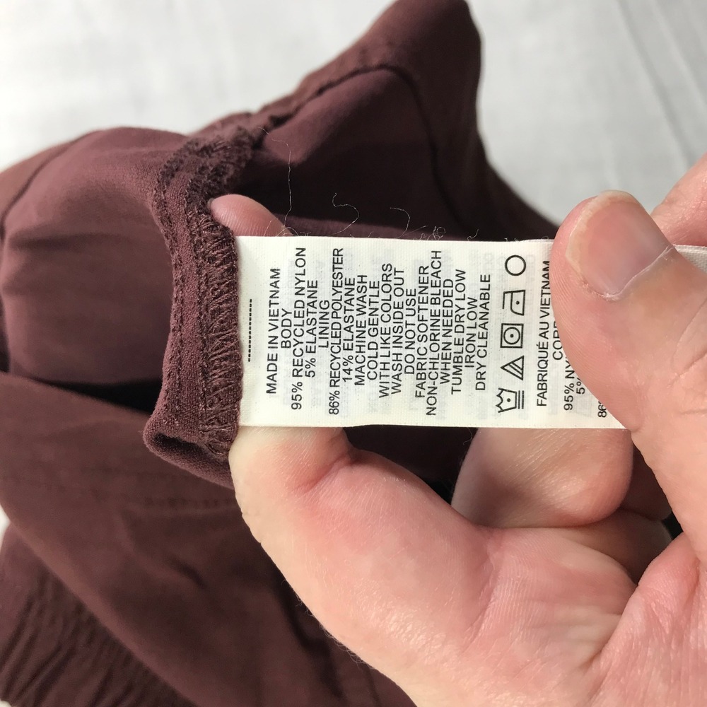 Prana Halle Skort Womens 8 Dark Red Burgundy Hiking Travel Stretch Active Mini - Picture 5 of 8